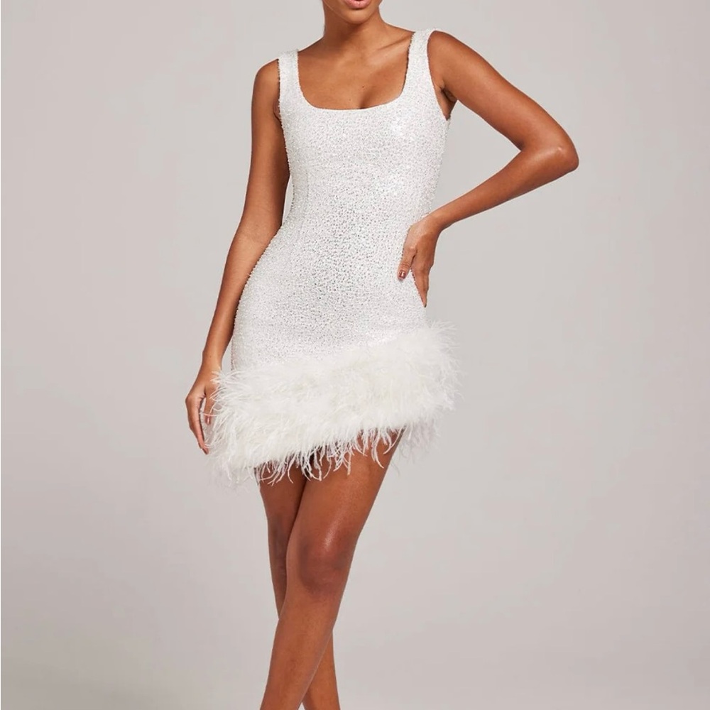 Evie White Dress - S/M
